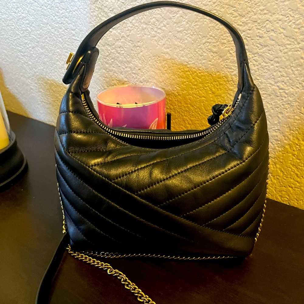 Tory Burch black crescent bag